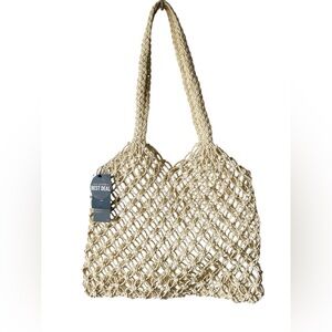 Forever 21 Beige Woven Tote